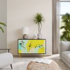 BODY LANGUAGE Aparador de 2 Portas em Acabamento Preto