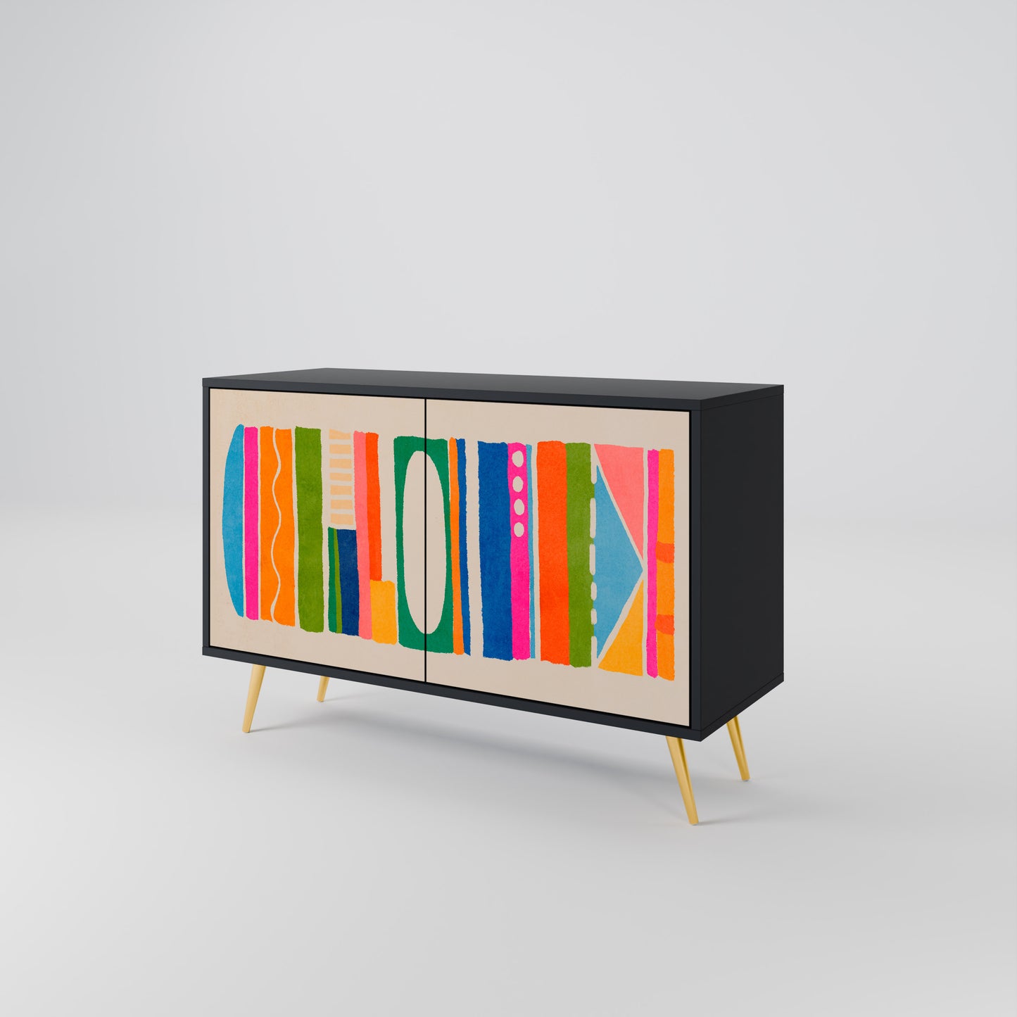 GEOMETRIC SHINE 2-Door Sideboard