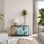 ABSTRACT THOUGHTS 2-Door Sideboard in Black Finish