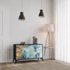 ABSTRACT THOUGHTS 2-Door Sideboard in Black Finish