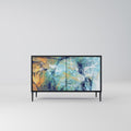ABSTRACT THOUGHTS 2-Door Sideboard in Black Finish