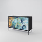 ABSTRACT THOUGHTS 2-Door Sideboard in Black Finish