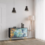 ABSTRACT THOUGHTS 2-Door Sideboard in Black Finish