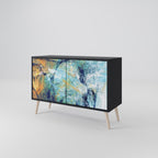 ABSTRACT THOUGHTS 2-Door Sideboard in Black Finish