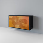 STRENGTHENING RELATION 2-Door Sideboard in Black Finish