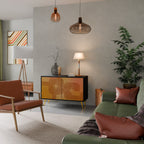 STRENGTHENING RELATION 2-Door Sideboard in Black Finish