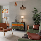 SIMPLE SOLUTIONS 2-Door Sideboard in Black Finish