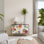 FLEETING HAPPINESS Aparador de 2 Portas em Acabamento Preto