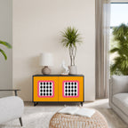 TEARS IN HEAVEN 2-Door Sideboard in Black Finish