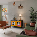 TEARS IN HEAVEN 2-Door Sideboard in Black Finish