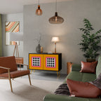 TEARS IN HEAVEN 2-Door Sideboard in Black Finish