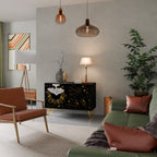 STELLAR CONSTELLATIONS 2-Door Sideboard in Black Finish