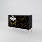 STELLAR CONSTELLATIONS 2-Door Sideboard in Black Finish