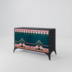 ROYAL COMPOSITION 2-Door Sideboard in Black Finish