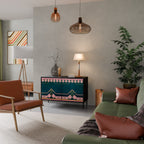 ROYAL COMPOSITION 2-Door Sideboard in Black Finish