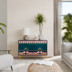 ROYAL COMPOSITION 2-Door Sideboard in Black Finish