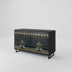 ROYAL ORDINARINESS 2-Door Sideboard in Black Finish