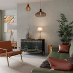 ROYAL ORDINARINESS 2-Door Sideboard in Black Finish