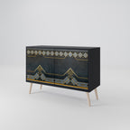 ROYAL ORDINARINESS 2-Door Sideboard in Black Finish