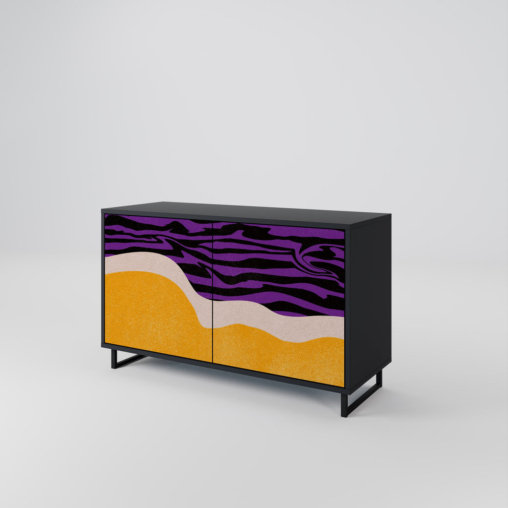 INDEPENDENT BORDER 2-Door Sideboard in Black Finish