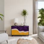 INDEPENDENT BORDER 2-Door Sideboard in Black Finish