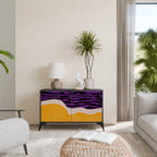 INDEPENDENT BORDER 2-Door Sideboard in Black Finish