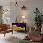 INDEPENDENT BORDER 2-Door Sideboard in Black Finish