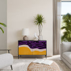 INDEPENDENT BORDER 2-Door Sideboard in Black Finish