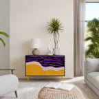 INDEPENDENT BORDER 2-Door Sideboard in Black Finish