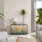 BIRCH KALEIDOSCOPE 2-Door Sideboard in Black Finish