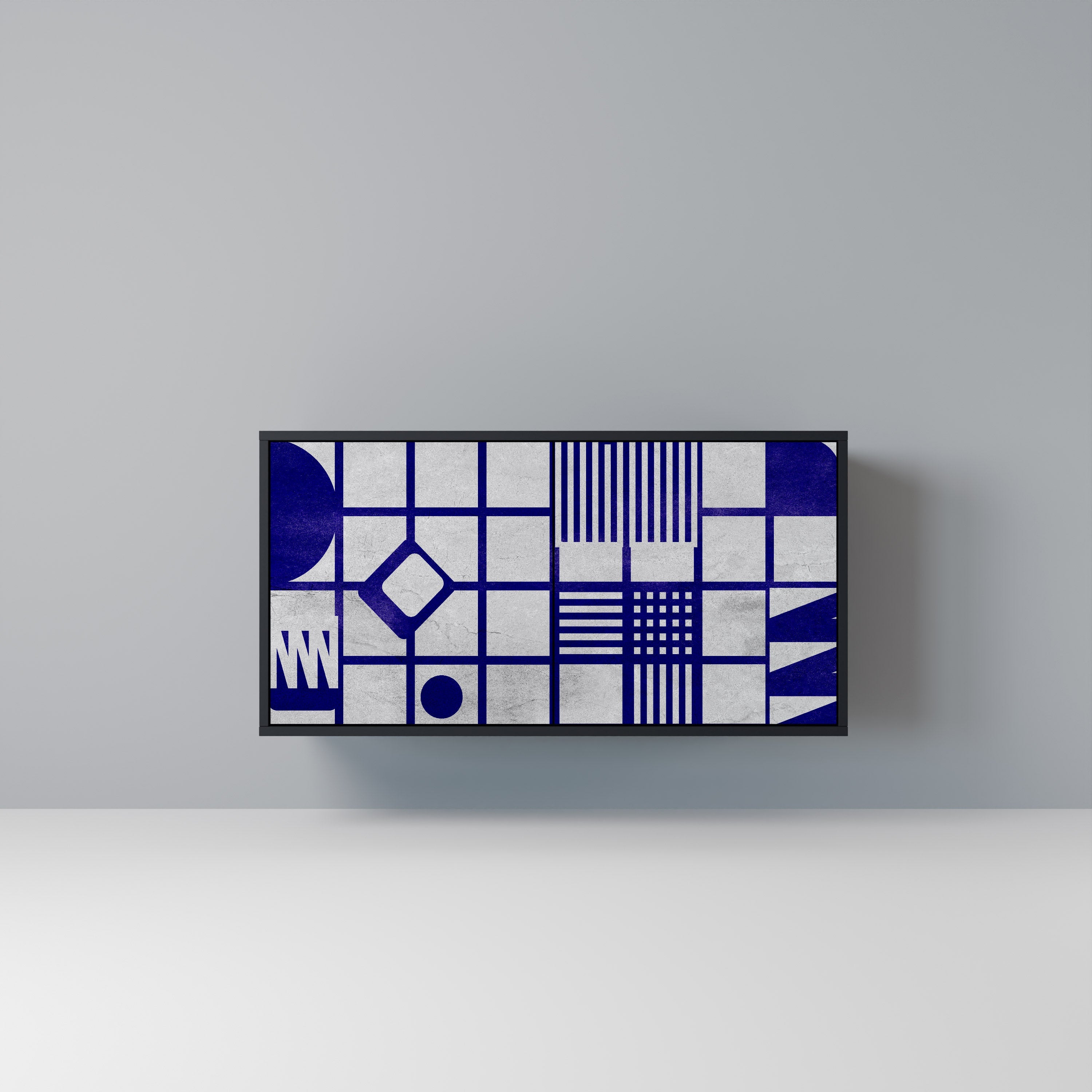 THE RIGHT PLACES Aparador de 2 Portas em Acabamento Preto