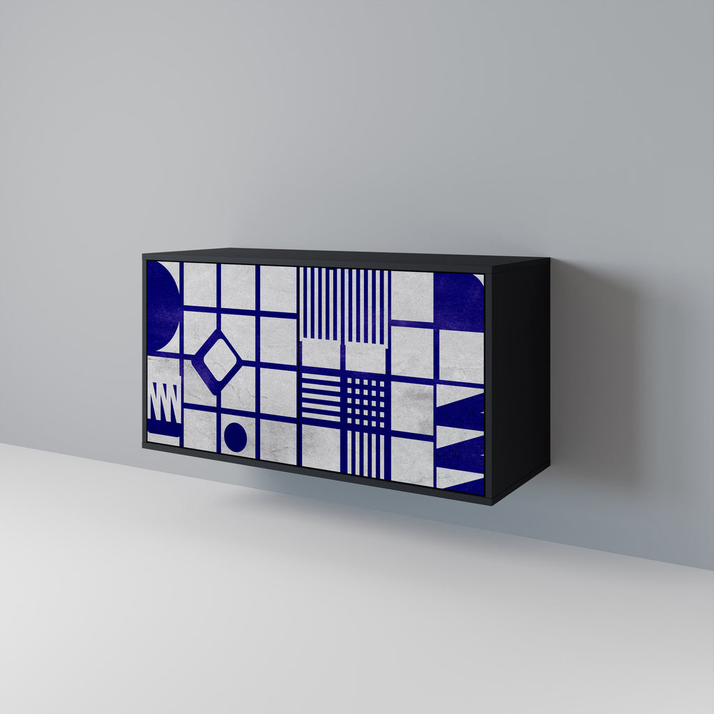 THE RIGHT PLACES Aparador de 2 Portas em Acabamento Preto