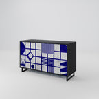 THE RIGHT PLACES Aparador de 2 Portas em Acabamento Preto