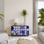 THE RIGHT PLACES Aparador de 2 Portas em Acabamento Preto