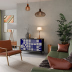 THE RIGHT PLACES Aparador de 2 Portas em Acabamento Preto