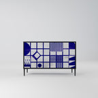 THE RIGHT PLACES Aparador de 2 Portas em Acabamento Preto