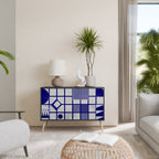 THE RIGHT PLACES Aparador de 2 Portas em Acabamento Preto