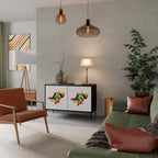 FUTURE SIGN 2-Door Sideboard in Black Finish