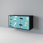 PATHS TO HAPPINESS 2-Door Sideboard in Black Finish