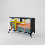 INTERSTELLAR VIBES 2-Door Sideboard in Black Finish