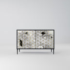 ASHEN ARIA 2-Door Sideboard in Black Finish