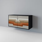 PECULIAR TRAIL 2-Door Sideboard in Black Finish