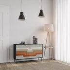 PECULIAR TRAIL 2-Door Sideboard in Black Finish