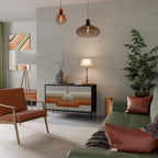 PECULIAR TRAIL 2-Door Sideboard in Black Finish