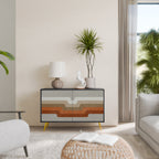 PECULIAR TRAIL 2-Door Sideboard in Black Finish