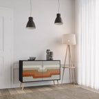 PECULIAR TRAIL 2-Door Sideboard in Black Finish