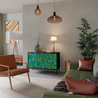 NOSTALGIC MEMORIES Aparador de 2 Portas em Acabamento Preto