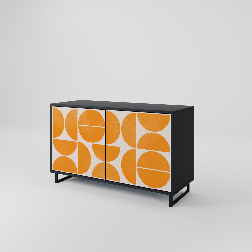 RECURRING DREAMS 2-Door Sideboard in Black Finish