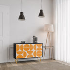 RECURRING DREAMS 2-Door Sideboard in Black Finish