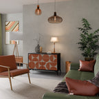 REPETITION COMPULSION Aparador de 2 Portas em Acabamento Preto